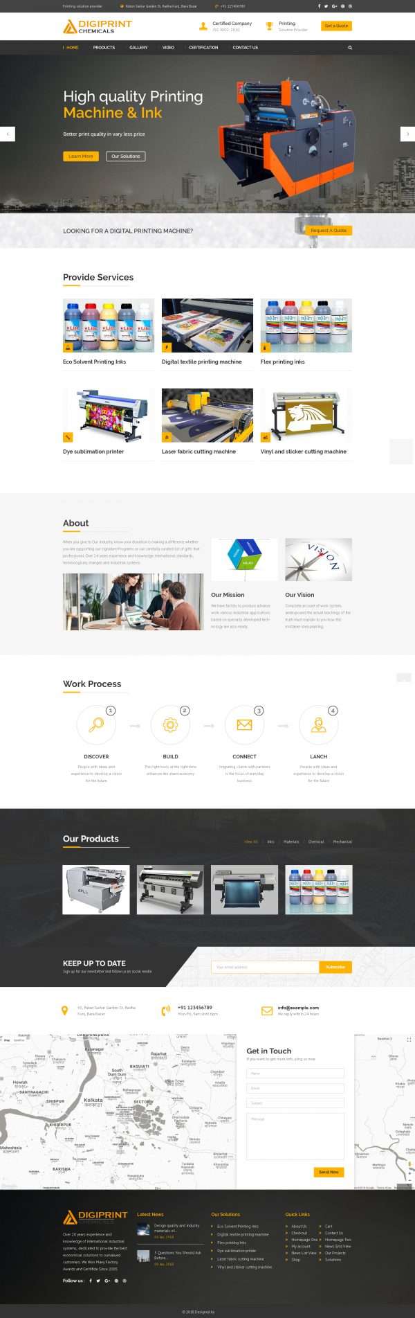 Digital Print web template