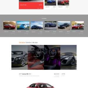 car trade website template