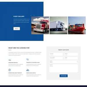 cargo website template