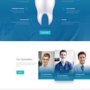 dentalcare website template