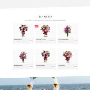 Flower Shop website template