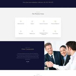 lawyers website template