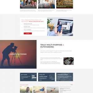 lifestyle website template