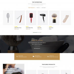 Salon Magento web template