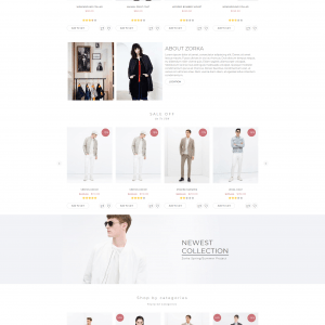 Fashion Magento web template