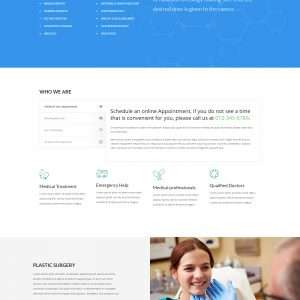 medical website template