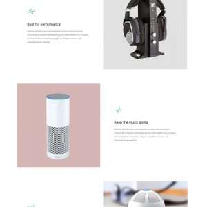 Product showcase website template