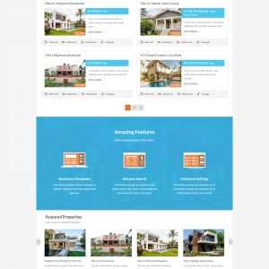 Real Estate website template