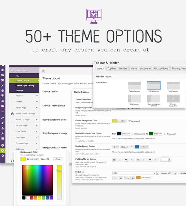 Redux Theme options